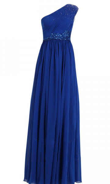 Cod.: 56853 - Vestido de Festa Longo Azul Royal