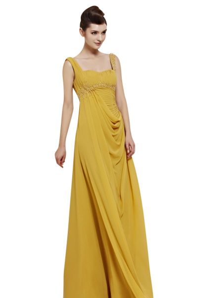 Cod.: 30163 - Arrojado Vestido de Festa Amarelo