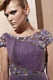 Cod.: 80989 - Vestido de Festa Roxo com Manguinhas